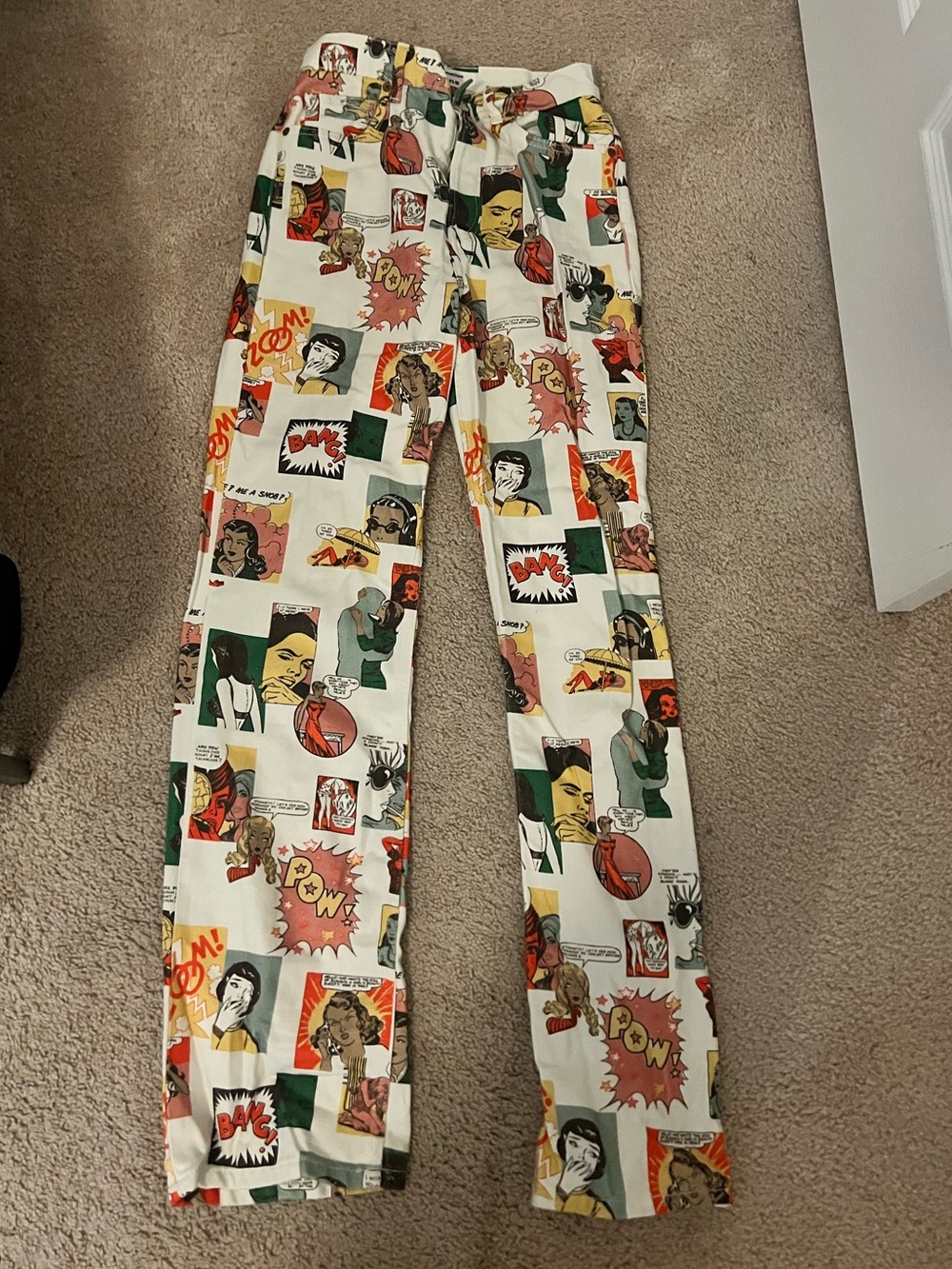 Reformation Comic Strip High-Rise Straight Jeans